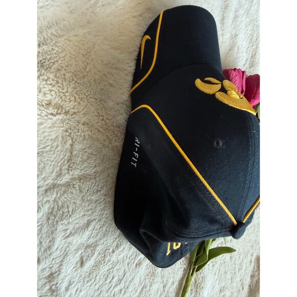 Nike Legacy9 Iowa Hawkeyes Black Gold Baseball Cap - Picture 4 of 5